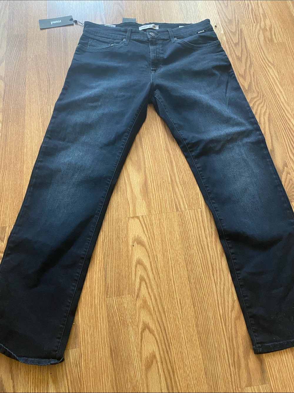 J. Crew Men's Straight Jeans in Black Wash